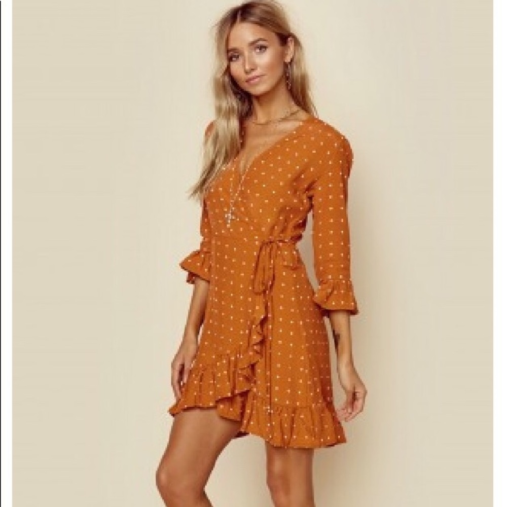 FAITHFULL THE BRAND CARMEL DRESS